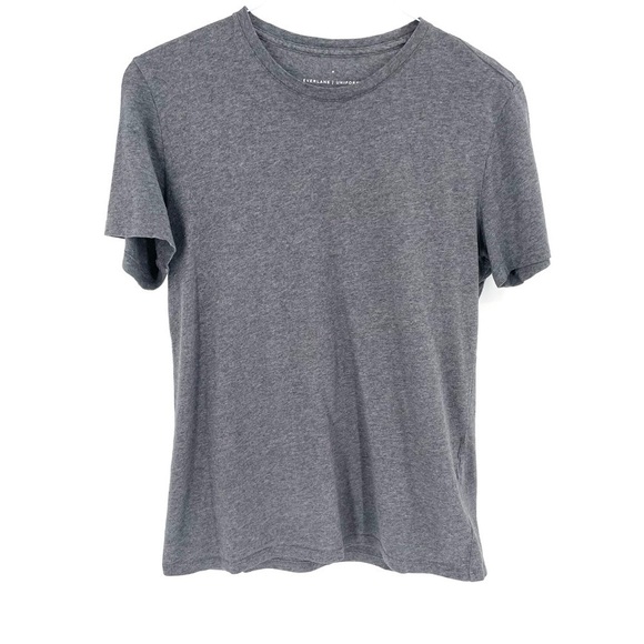 EVERLANE The Premium-Weight Crew Uniform Short Sleeve Tee Shirt - Picture 4 of 9